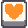 A_PixelOrangeHeart