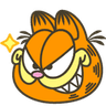 GarfieldLINEemoji_15_mischievous