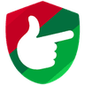 677xmasfingerpointrightshield
