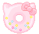 6962pinkhellokittydonut