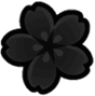 9317flowerblack