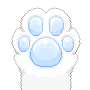 9695catpawblue