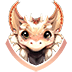 dragon_white_badge_72x72px