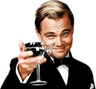 LeonardoDiCapriocheersdrink