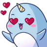 P2UNarwhalLove