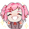 natsuki_peace_signs