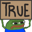 True