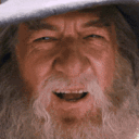 gandalflaughgif