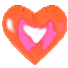 7717orangeheartspin