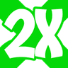 2x