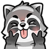 raccoon_peace