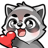 raccoon_giveheart