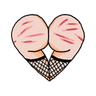 6709heartbooty