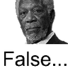 false