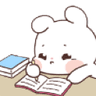 bunny_studying