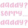 daddysorry