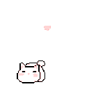 cute_pink_cat_chasing_hearts