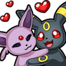 EspeonUmbreonHug