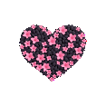 9441pinkblacksakuraheartgif