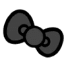 blacksanriobow