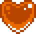 7245orangespinningpixelheart