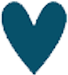 HeartPrussianBlue