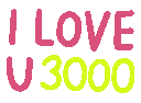 dtext_Iloveyou3000