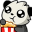 pandaeatingpopcorn