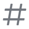 hashtag