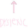 pink_arrow_dyslexic