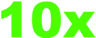 10x