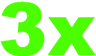 3x