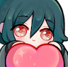 a_cute_green_heart_hug_smile