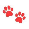 pawprintsred