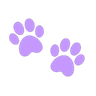 pawprintspurple