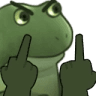 FrogMiddleFinger