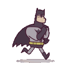 EmojiBatmanrunning