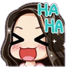 laughing