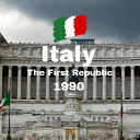 The First Republic - Italy 1990's icon