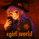 E-Girl World | VC • Social • Call • Nitro • Anime • Active • Emotes • Egirls • Gaming • Voice Chat's icon