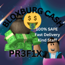 PR3F1X BloxBurg Cash (Open) 1R$/1K A/T's icon