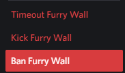 stfu furry wall