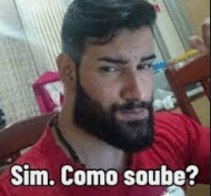 como soube?