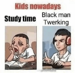 black men twerking