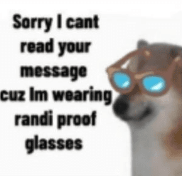 can't see