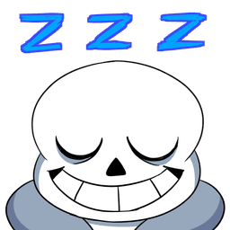 Sans sleepin’