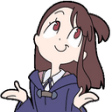 akko shrug