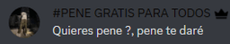 quiero pene