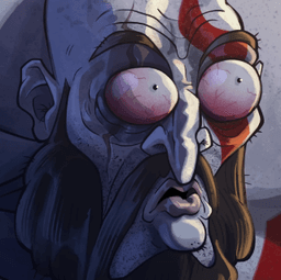 kratos on crack