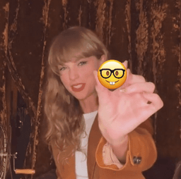"you're a nerd" said taylor
